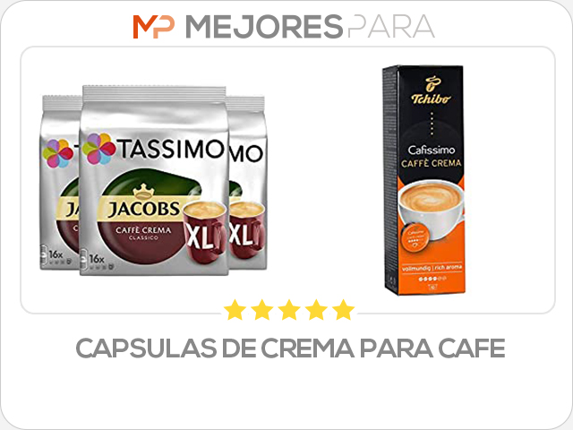 capsulas de crema para cafe