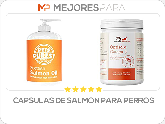 capsulas de salmon para perros