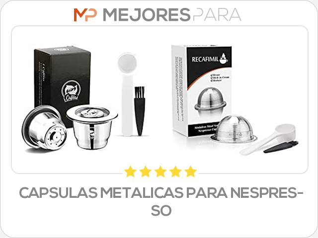 capsulas metalicas para nespresso