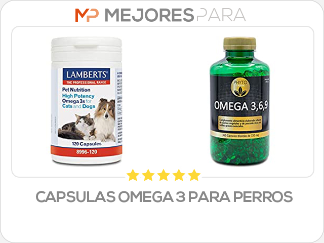 capsulas omega 3 para perros