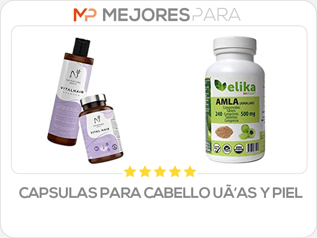 capsulas para cabello uñas y piel