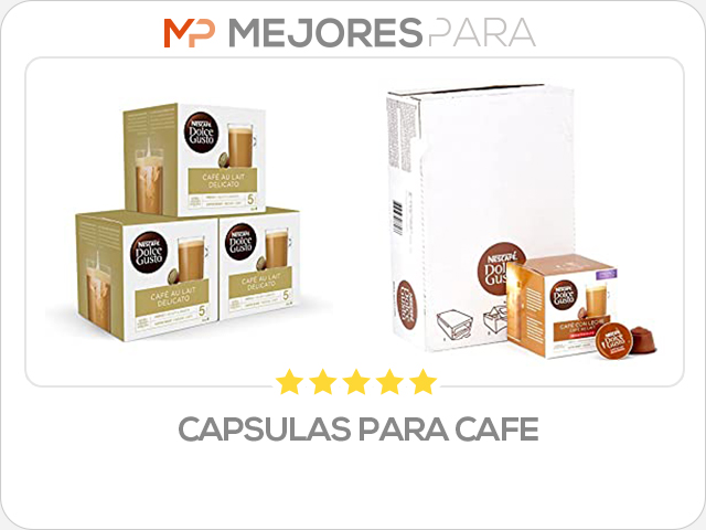 capsulas para cafe