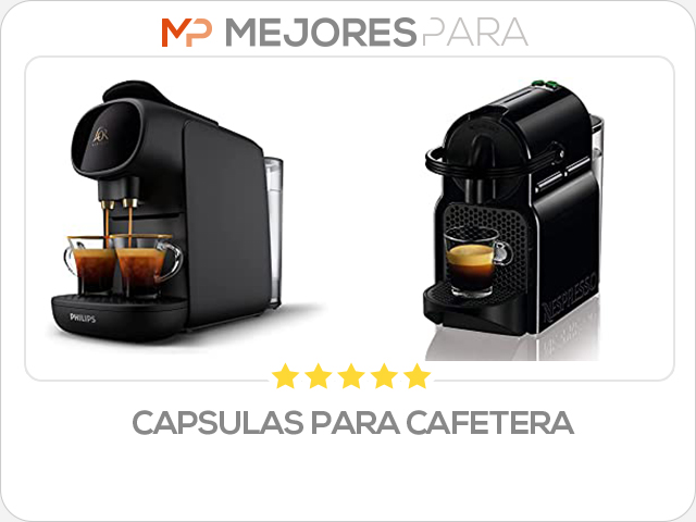 capsulas para cafetera