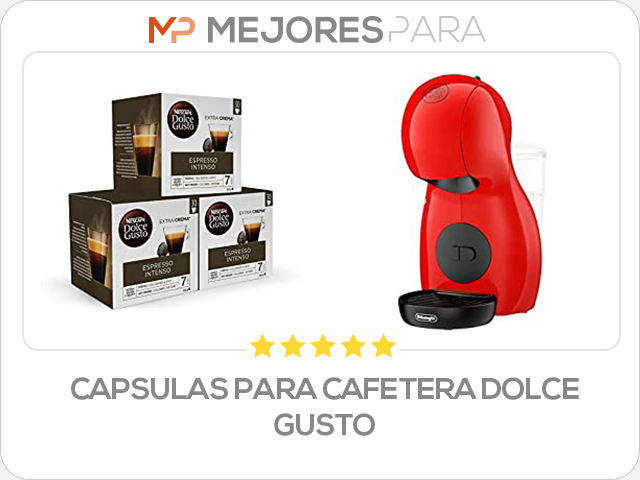 capsulas para cafetera dolce gusto