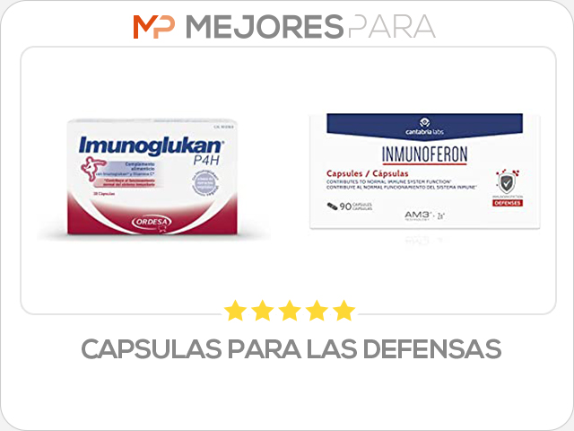 capsulas para las defensas