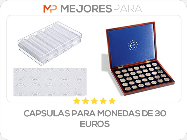 capsulas para monedas de 30 euros