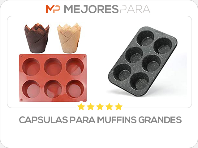 capsulas para muffins grandes