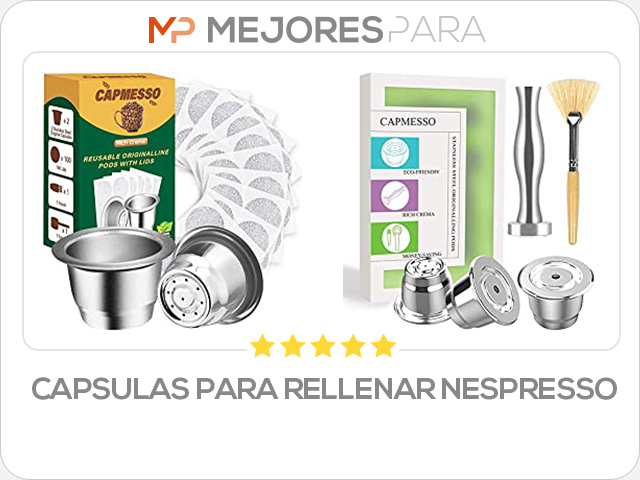 capsulas para rellenar nespresso