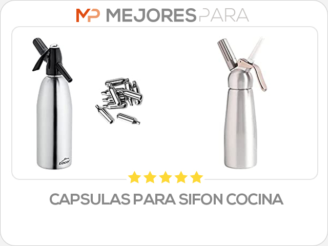 capsulas para sifon cocina