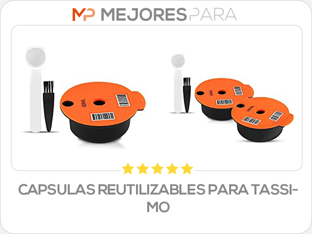 capsulas reutilizables para tassimo