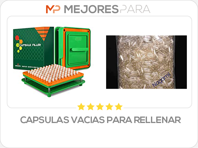 capsulas vacias para rellenar