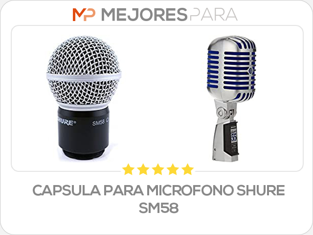 capsula para microfono shure sm58