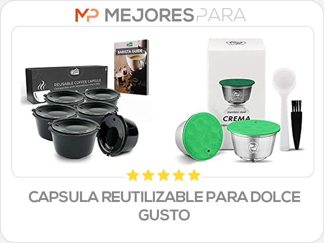 capsula reutilizable para dolce gusto