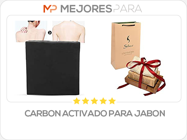 carbon activado para jabon