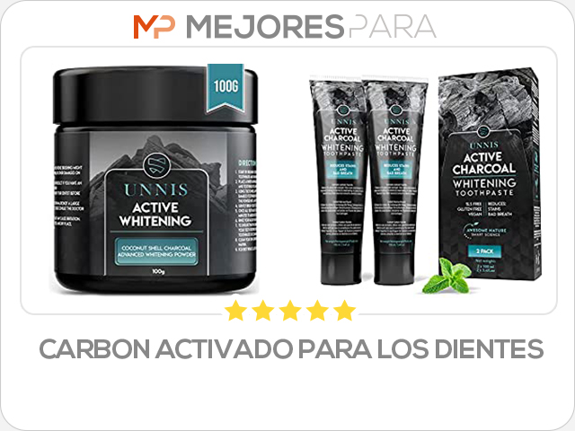 carbon activado para los dientes