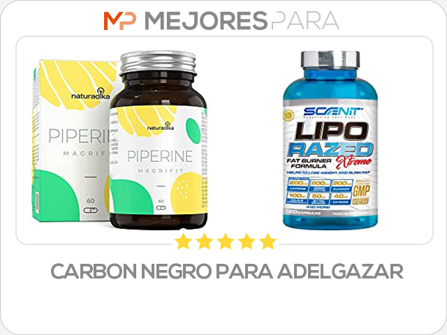 carbon negro para adelgazar