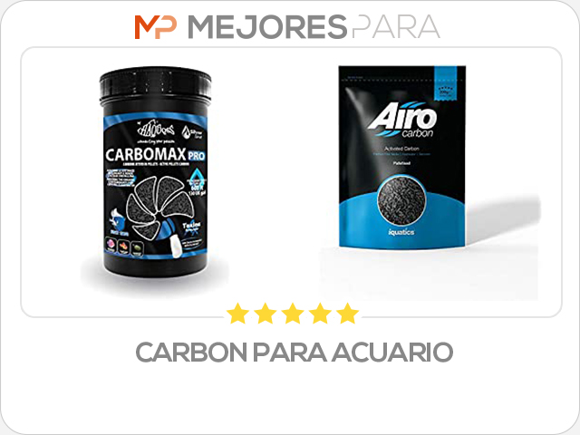 carbon para acuario