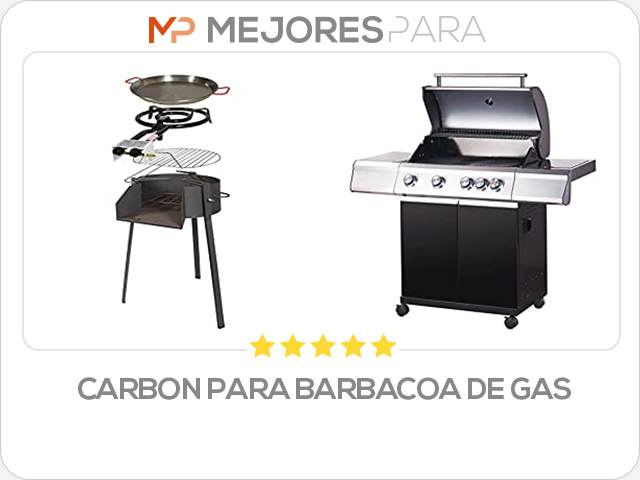 carbon para barbacoa de gas