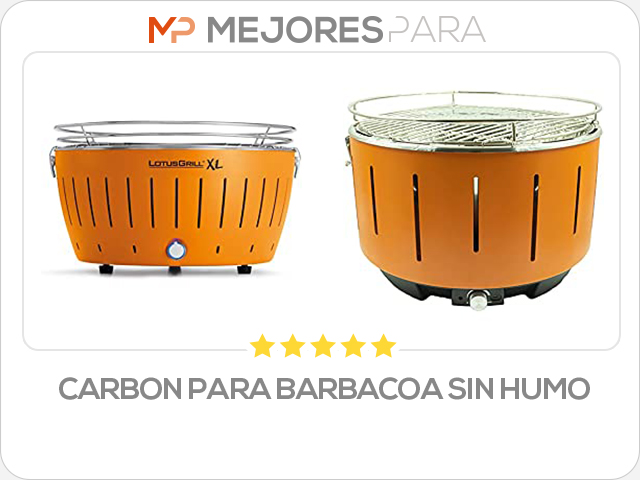 carbon para barbacoa sin humo