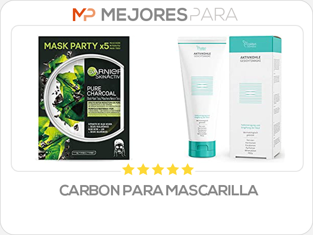 carbon para mascarilla