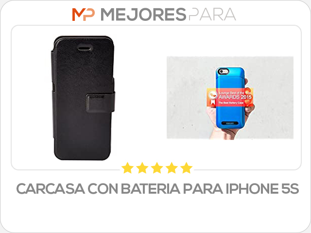 carcasa con bateria para iphone 5s