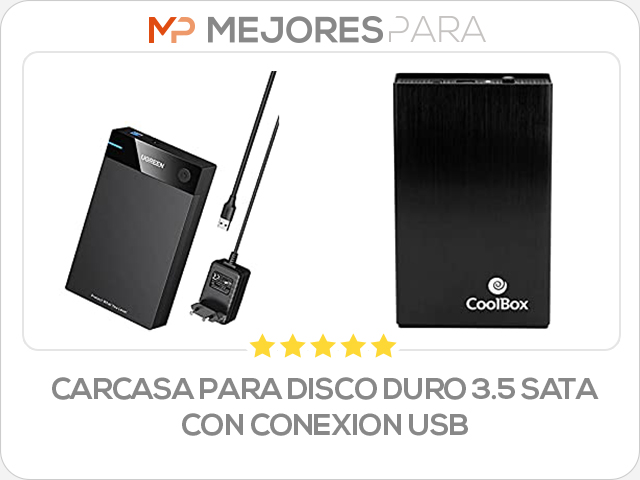 carcasa para disco duro 3.5 sata con conexion usb