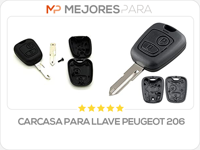 carcasa para llave peugeot 206