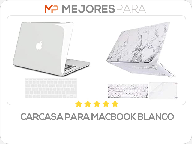 carcasa para macbook blanco