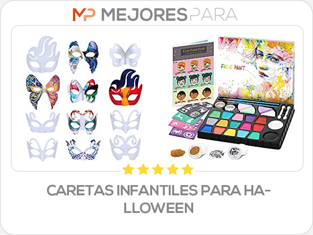 caretas infantiles para halloween