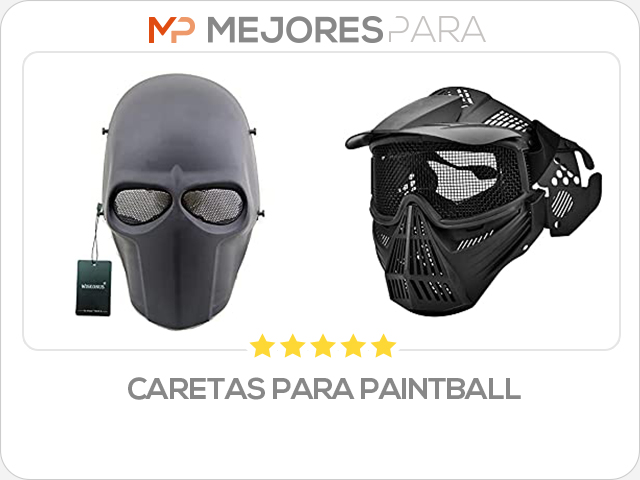 caretas para paintball