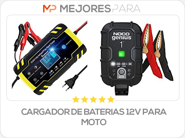 cargador de baterias 12v para moto