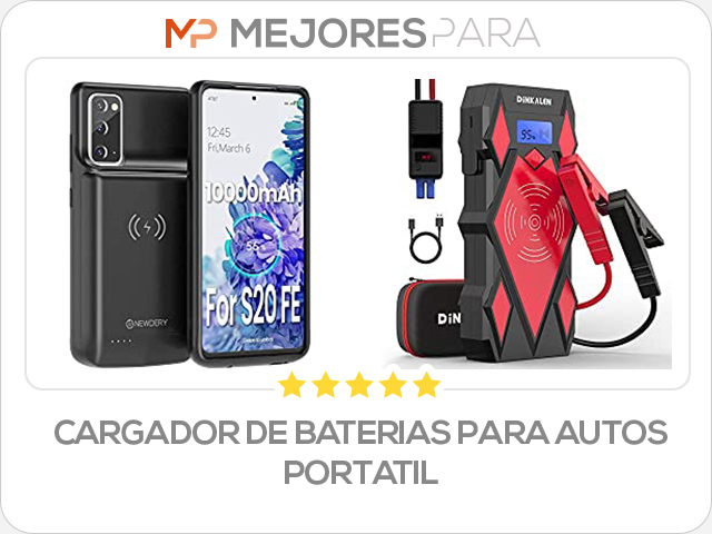 cargador de baterias para autos portatil