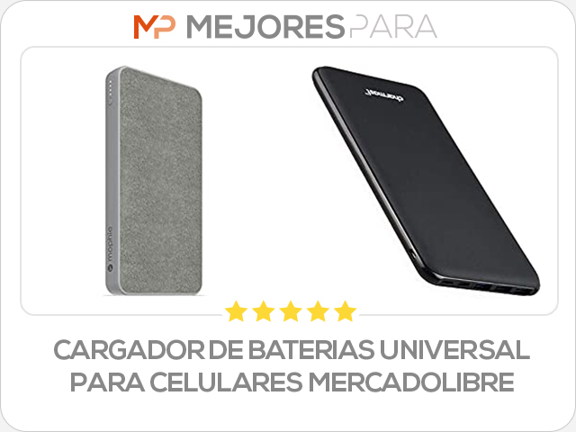 cargador de baterias universal para celulares mercadolibre