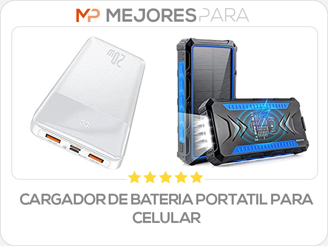 cargador de bateria portatil para celular