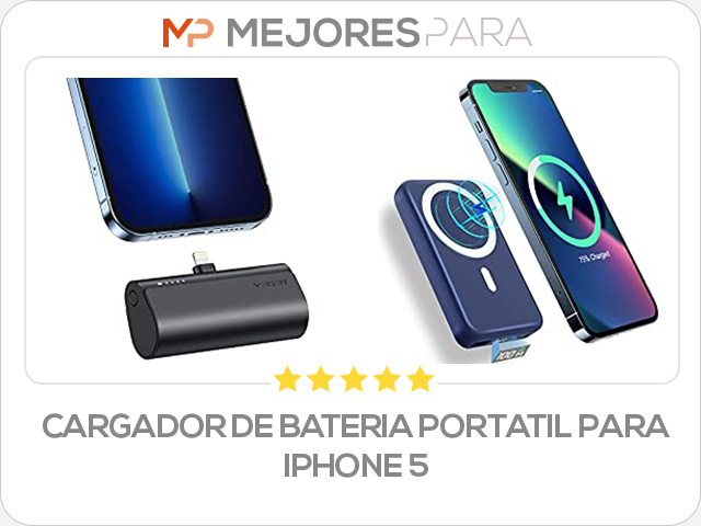 cargador de bateria portatil para iphone 5