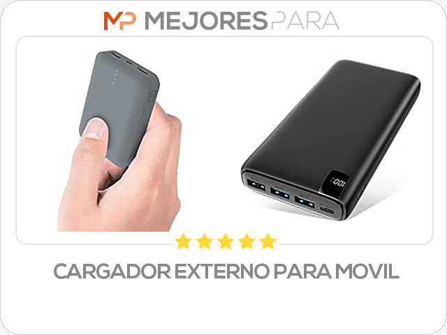 cargador externo para movil