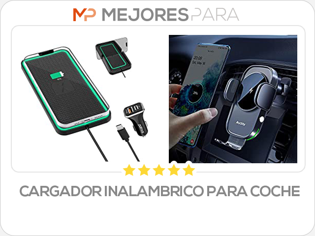 cargador inalambrico para coche