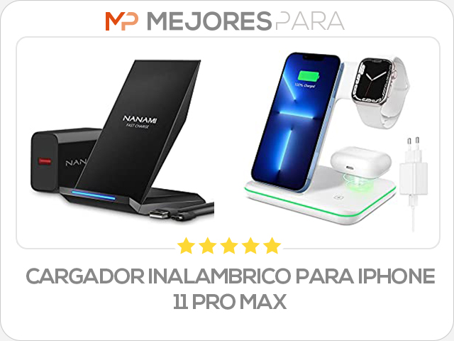 cargador inalambrico para iphone 11 pro max