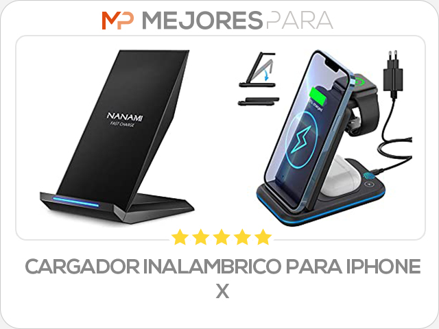 cargador inalambrico para iphone x