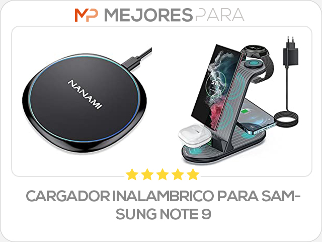 cargador inalambrico para samsung note 9