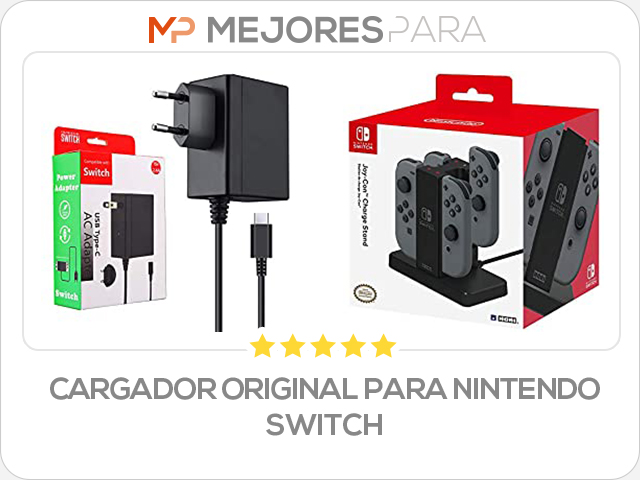 cargador original para nintendo switch