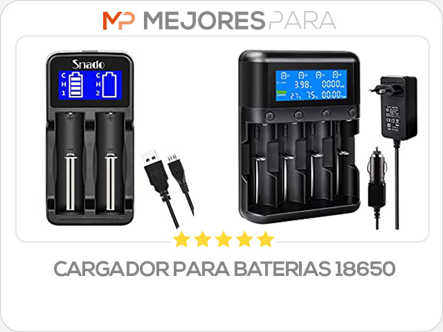 cargador para baterias 18650