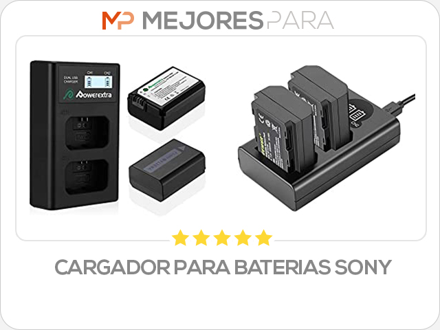 cargador para baterias sony