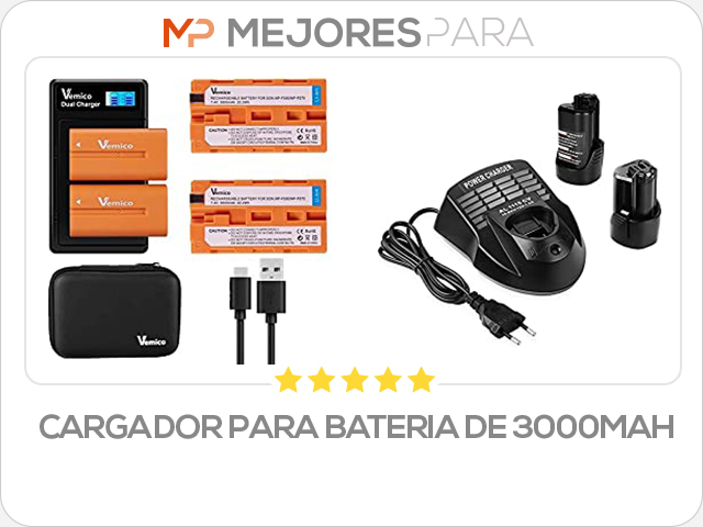 cargador para bateria de 3000mah