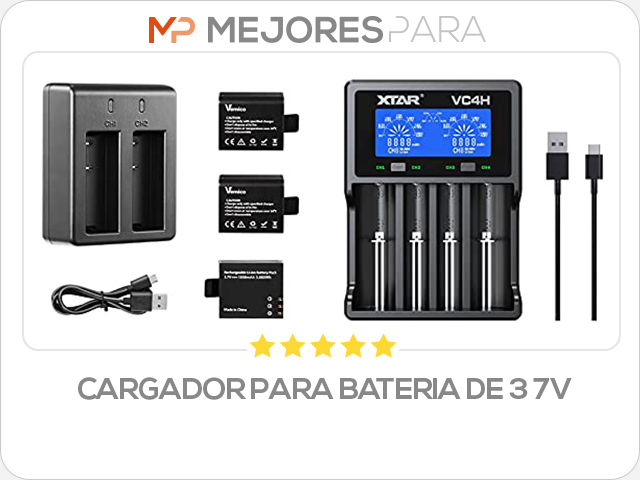 cargador para bateria de 3 7v