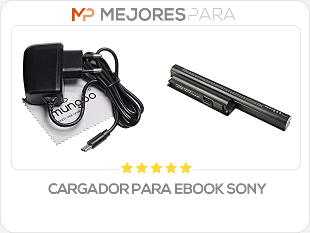 cargador para ebook sony