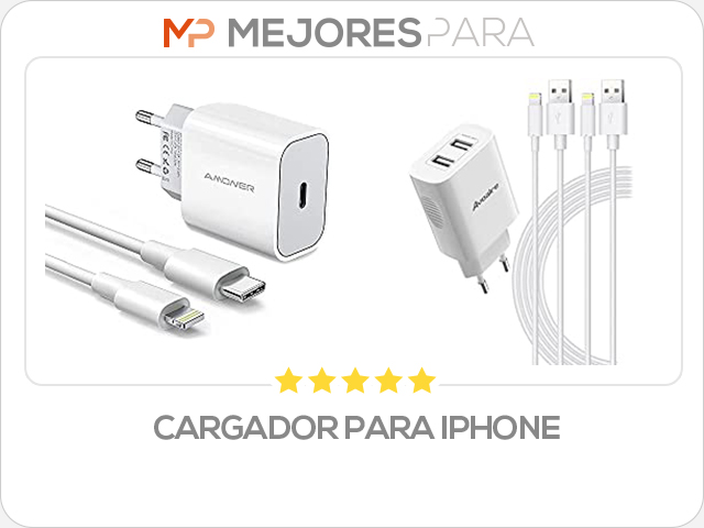 cargador para iphone