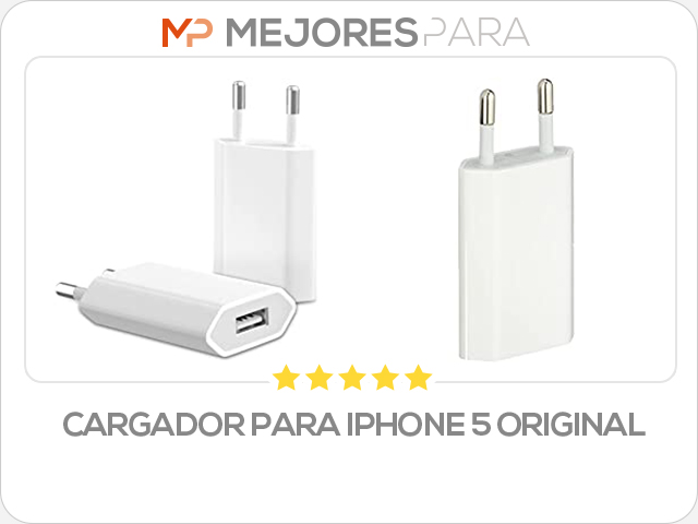 cargador para iphone 5 original