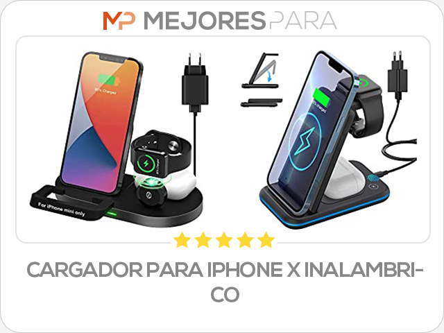 cargador para iphone x inalambrico