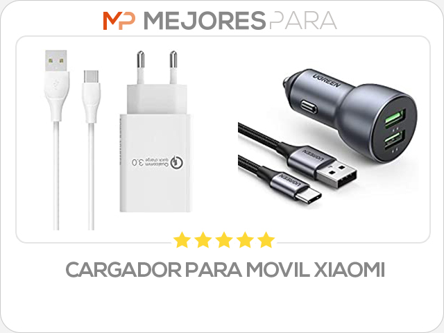 cargador para movil xiaomi